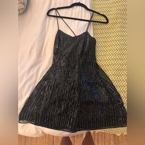 RAGA Black Sequin Dress